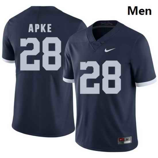 Men Penn State Nittany Lions 28 Troy Apke Navy College Football Jersey